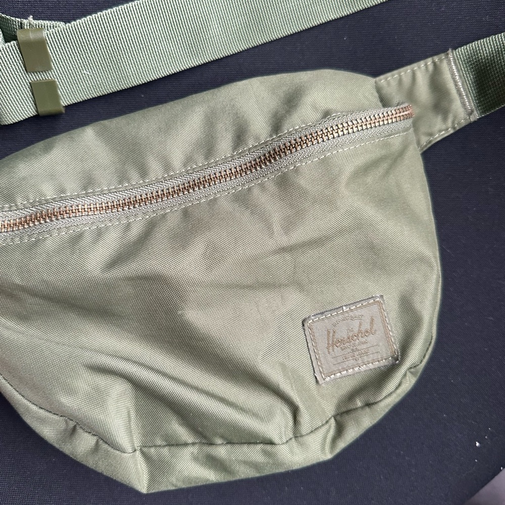 Herschel Supply Company Olive Green Hip Pack with Front Zip